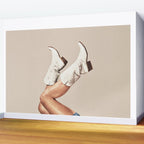 These Boots - Neutral L Wall Mural Gallery Image 2