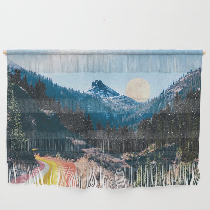 1960's Style Mountain Collage Wall Hanging Gallery Image 1