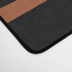 Mid-Century Modern Palm Springs Abstract Rust and Black Pattern  Desk Mat Gallery Image 4