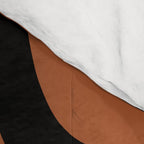Mid-Century Modern Palm Springs Abstract Rust and Black Pattern  Comforter Gallery Image 4