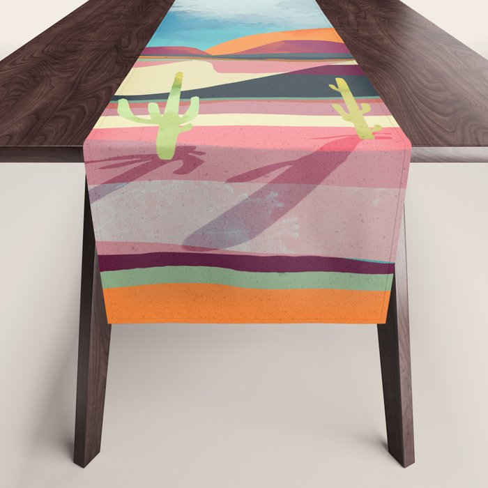 Pink Desert Glow Table Runner Gallery Image 1