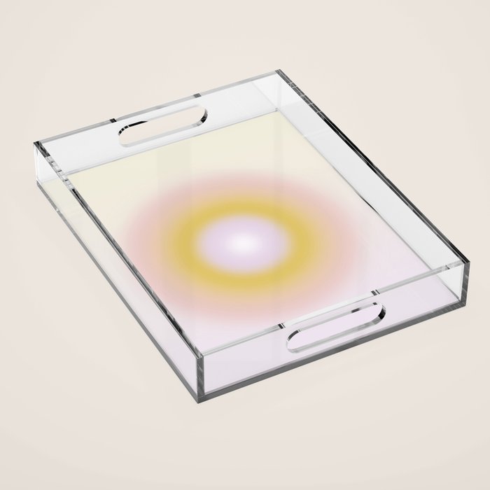 Close Your Eyes - Gradient Acrylic Tray Gallery Image 1