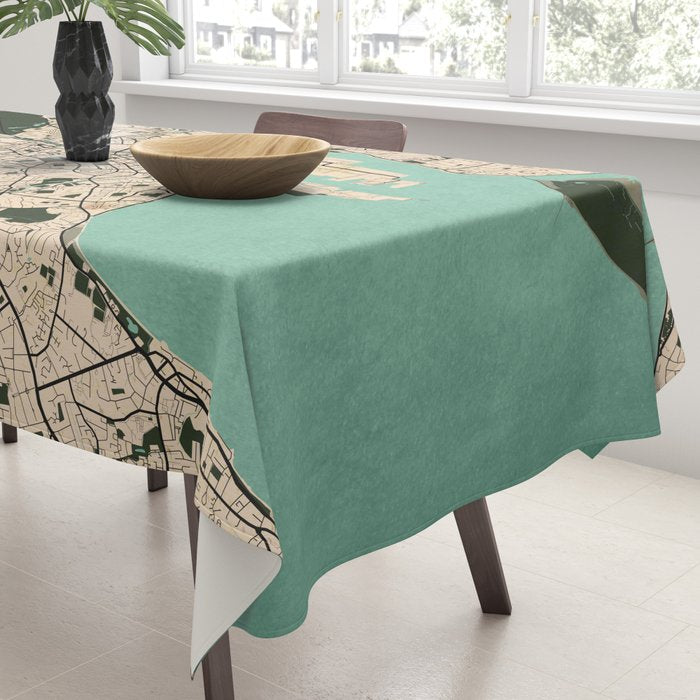 Dublin City Map of Ireland - Vintage Tablecloth Gallery Image 3