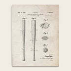 Baseball Bat Patent - Baseball Art - Antique Notebook Gallery Image 4