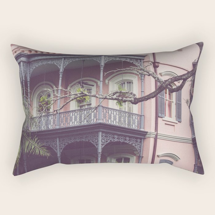 Uptown New Orleans Rectangular Pillow Gallery Image 1