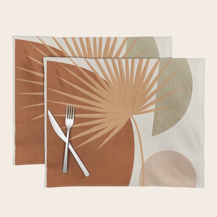 Tropical Leaf- Abstract Art 14 Placemat Gallery Image 1