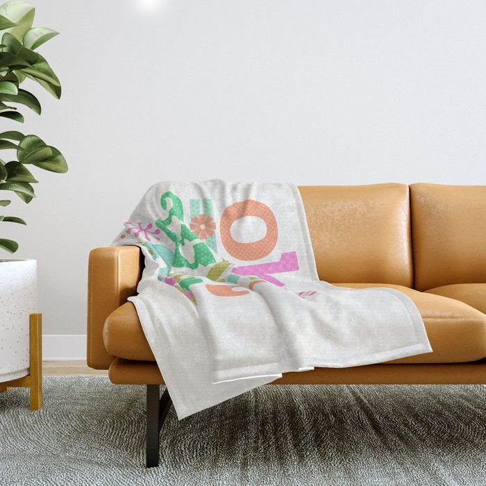 Oh What Fun Throw Blanket Gallery Image 1
