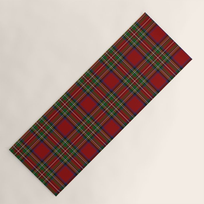 Royal Stewart Tartan Clan Yoga Mat Gallery Image 1