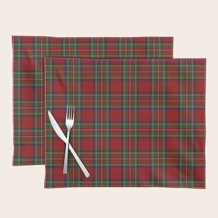 Royal Stewart Tartan Clan Placemat Gallery Image 1