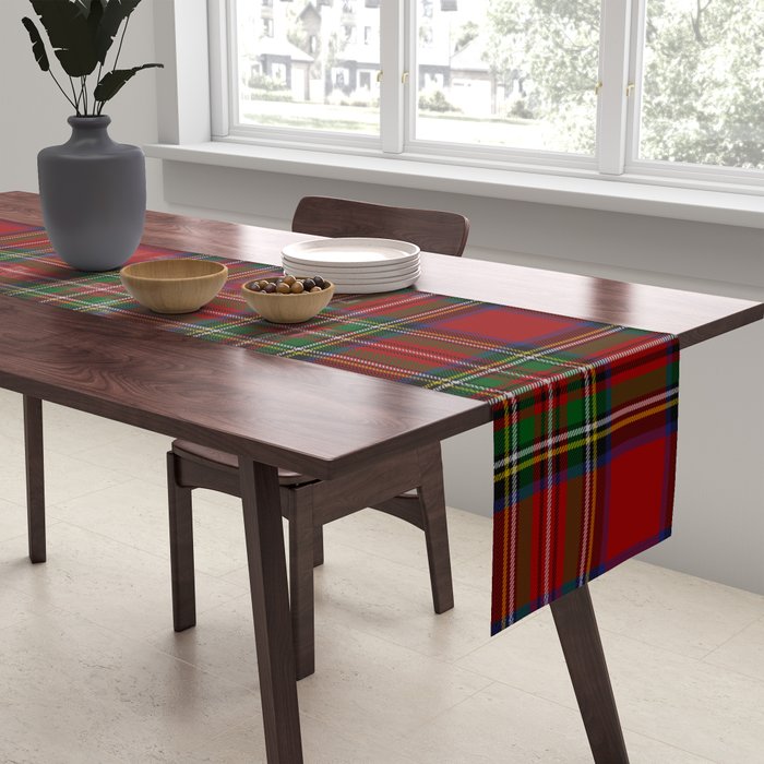 Royal Stewart Tartan Clan Table Runner Gallery Image 2