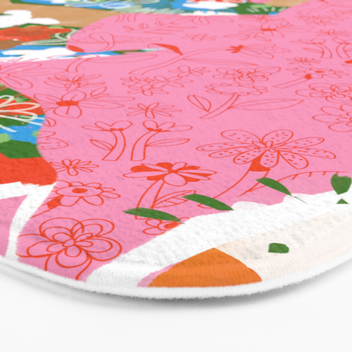 Living in Chaos Bath Mat Gallery Image 3