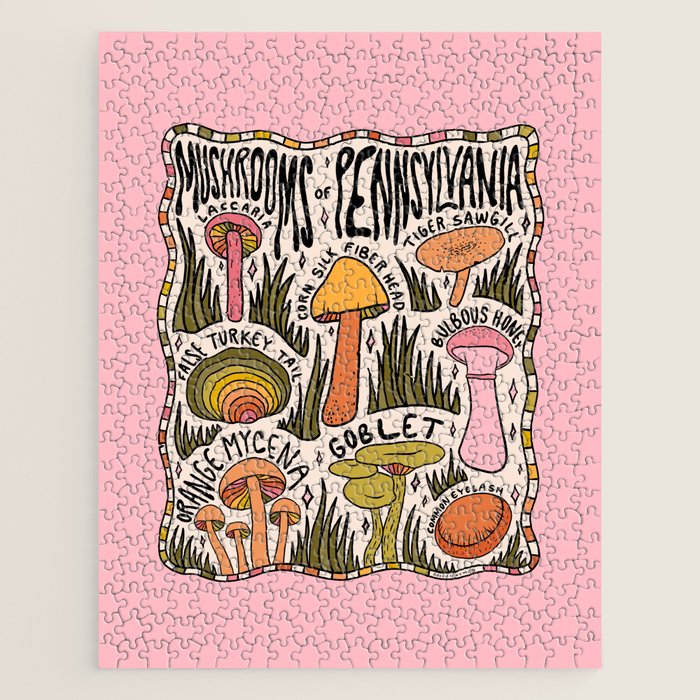 Mushrooms of Pennsylvania Jigsaw Puzzle Gallery Image 1