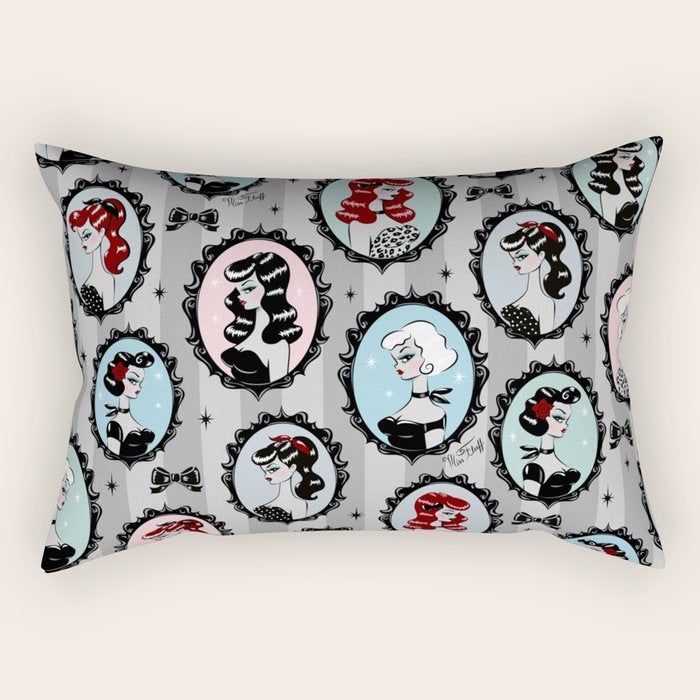 Cameo Dolls Rectangular Pillow Gallery Image 2