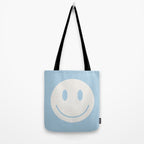 Happy Thoughts Baby Blue Tote Bag Gallery Image 2