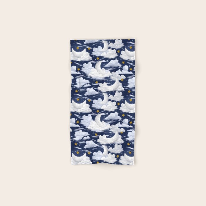 Magical Moon and Stars Bath Towel Gallery Image 1
