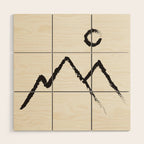 Peaks Wood Wall Art Gallery Image 1