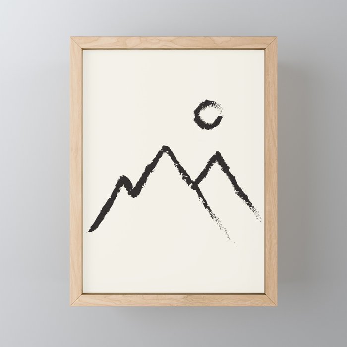 Peaks Mini Art Print Gallery Image 1