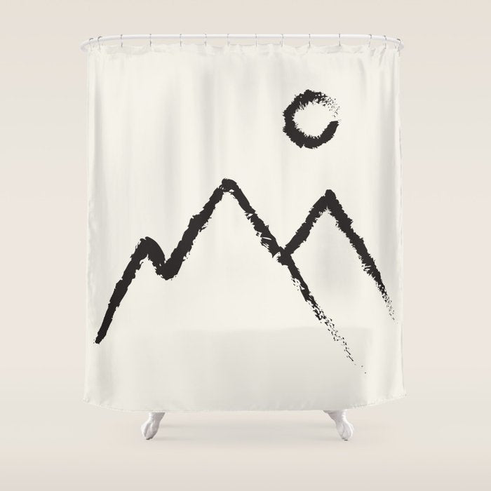Peaks Shower Curtain Gallery Image 1