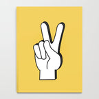 Peace Sign yellow Notebook Gallery Image 4