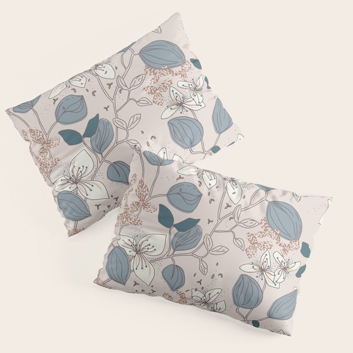 Floral elegance relaxed subtle contrasts Pillow Sham Gallery Image 3