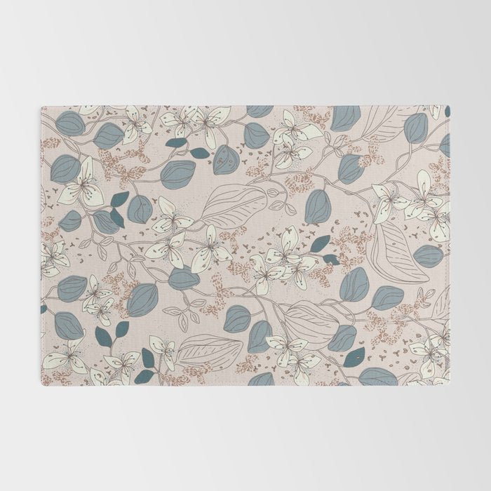 Floral elegance relaxed subtle contrasts Rug Gallery Image 2