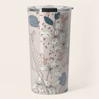 Floral elegance relaxed subtle contrasts Travel Mug Gallery Image 1