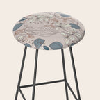 Floral elegance relaxed subtle contrasts Stool Gallery Image 2