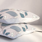 Floral elegance relaxed subtle contrasts Pillow Sham Gallery Image 3