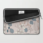 Floral elegance relaxed subtle contrasts Laptop Sleeve Gallery Image 2