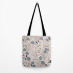 Floral elegance relaxed subtle contrasts Tote Bag Gallery Image 2