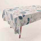 Floral elegance relaxed subtle contrasts Tablecloth Gallery Image 1