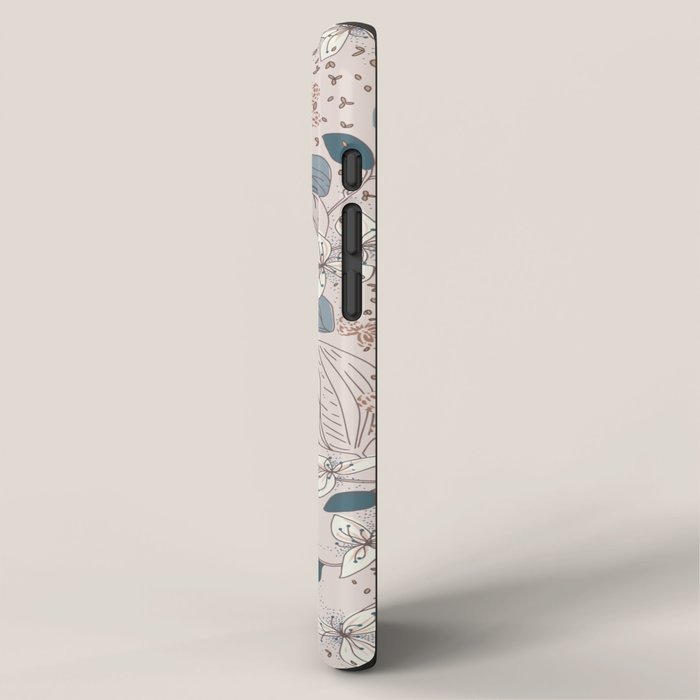 Floral elegance relaxed subtle contrasts iPhone Case Gallery Image 2
