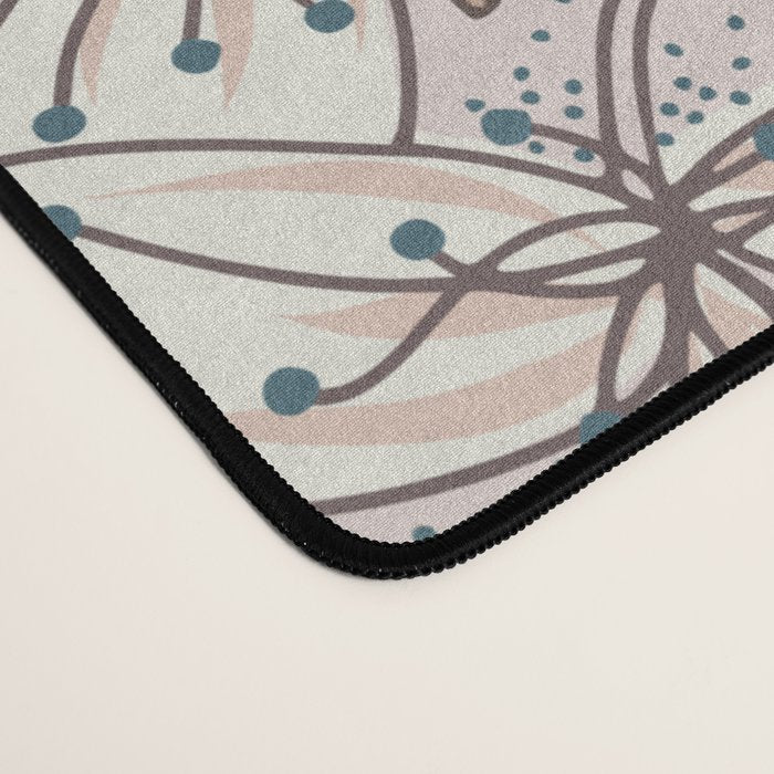 Floral elegance relaxed subtle contrasts Desk Mat Gallery Image 4