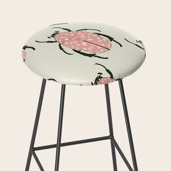  pink beetle insect Stool Gallery Image 2