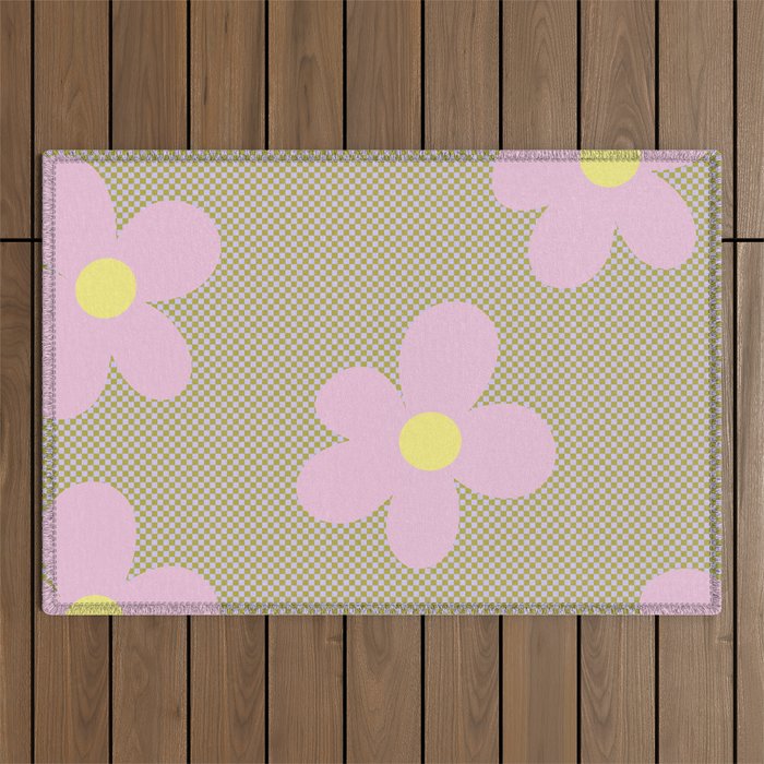 Flower Land Outdoor Rug Gallery Image 1