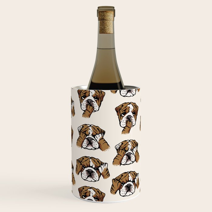 No Evil English Bulldog Wine Chiller Gallery Image 1