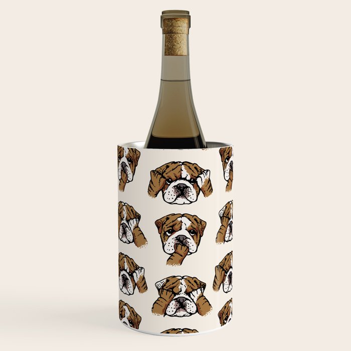No Evil English Bulldog Wine Chiller Gallery Image 2