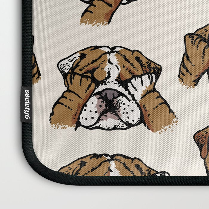 No Evil English Bulldog Laptop Sleeve Gallery Image 3