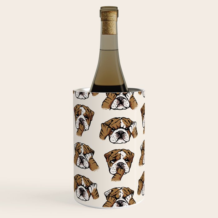No Evil English Bulldog Wine Chiller Gallery Image 3