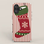 Christmas Stocking Red iPhone Case Gallery Image 1