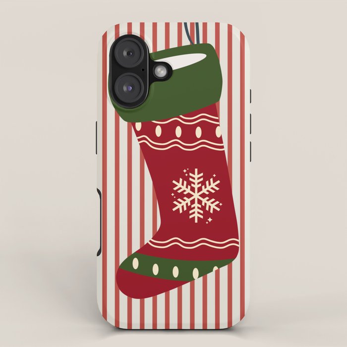 Christmas Stocking Red iPhone Case Gallery Image 1
