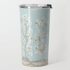 Citrus Grove Mural in Mist Travel Mug Gallery Image 2
