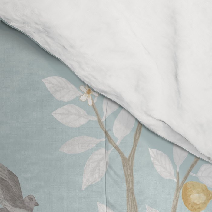 Citrus Grove Mural in Mist Comforter Gallery Image 4