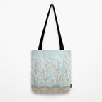 Citrus Grove Mural in Mist Tote Bag Gallery Image 2
