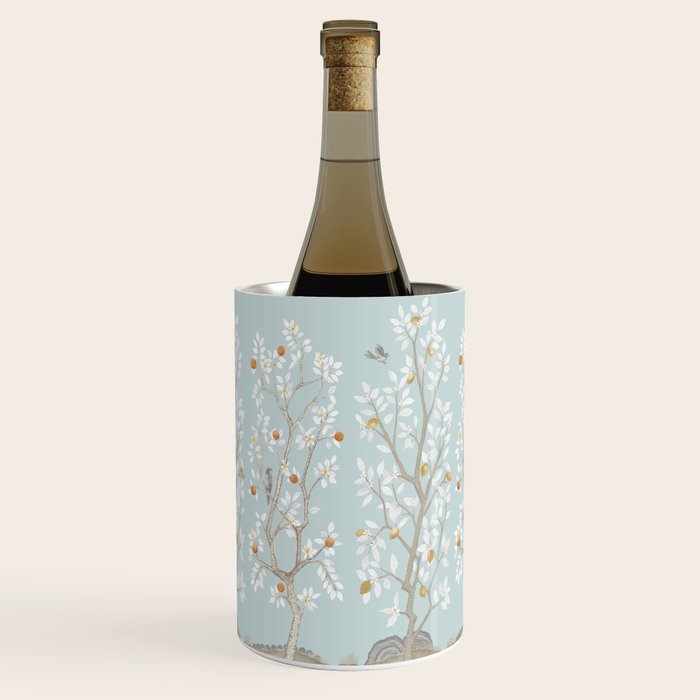 Citrus Grove Mural in Mist Wine Chiller Gallery Image 1