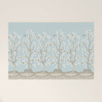 Citrus Grove Mural in Mist Welcome Mat Gallery Image 1