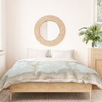 Citrus Grove Mural in Mist Duvet Cover Gallery Image 3