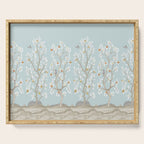 Citrus Grove Mural in Mist Serving Tray Gallery Image 1