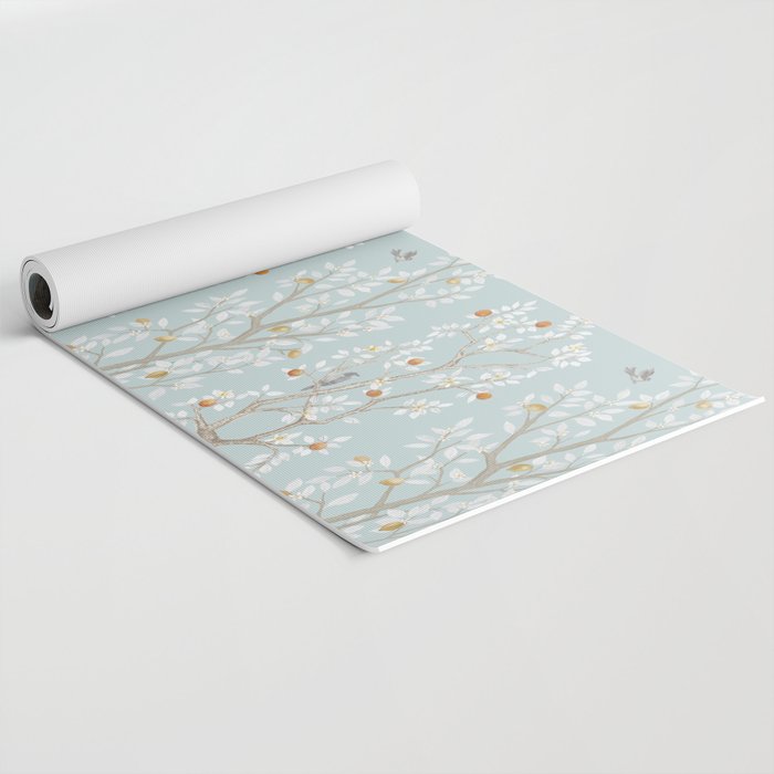 Citrus Grove Mural in Mist Yoga Mat Gallery Image 2