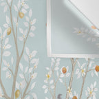 Citrus Grove Mural in Mist Wall Tapestry Gallery Image 3